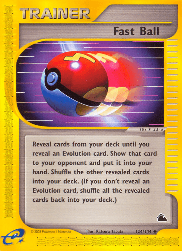 Fast Ball (124/144) [Skyridge] (Online Only)