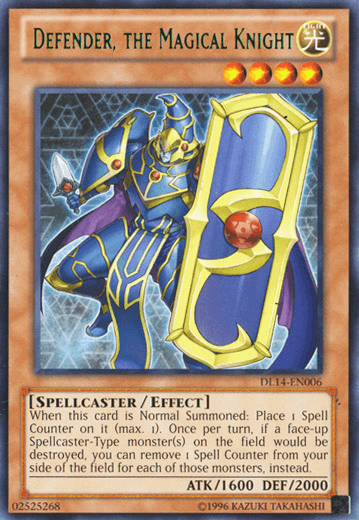 Defender, the Magical Knight (Green) [DL14-EN006] Rare (ONLINE ORDER ONLY)