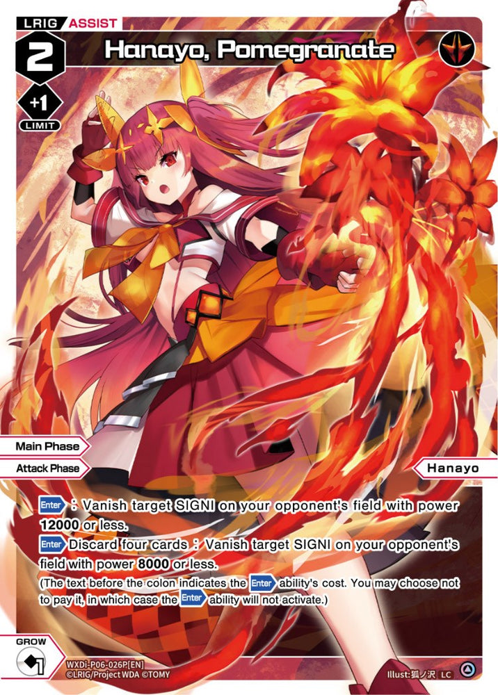 Hanayo, Pomegranate (Parallel Foil) (WXDi-P06-026P[EN]) [Welcome Back Diva: selector]