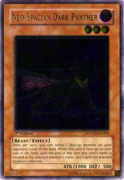 Neo-Spacian Dark Panther [POTD-EN005] Ultimate Rare (ONLINE ORDER ONLY)