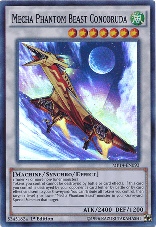 Mecha Phantom Beast Concoruda [MP14-EN093] Super Rare (ONLINE ORDER ONLY)