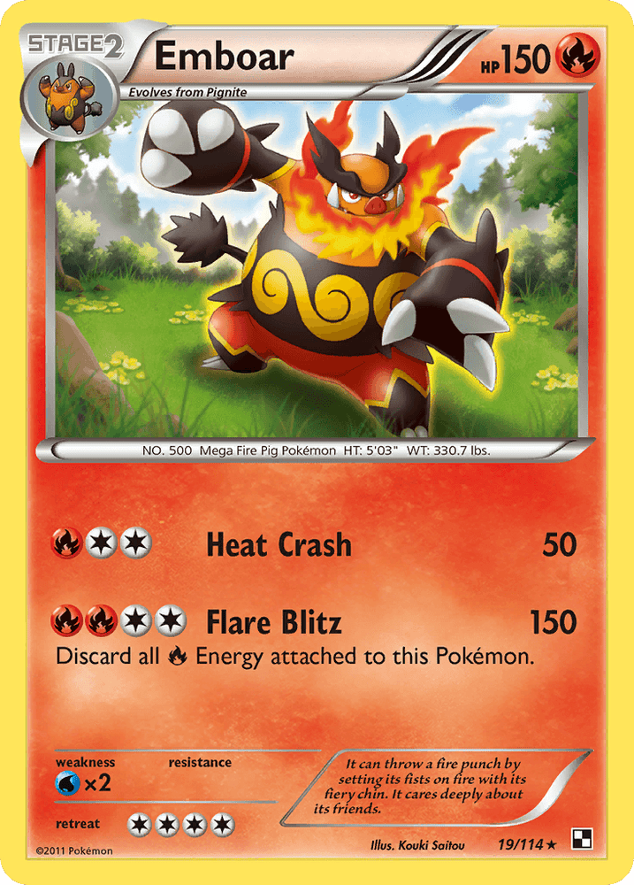 Emboar (19/114) [Black & White: Base Set] (Online Only)