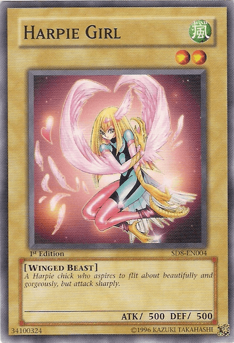 Harpie Girl [SD8-EN004] Common (ONLINE ORDER ONLY)