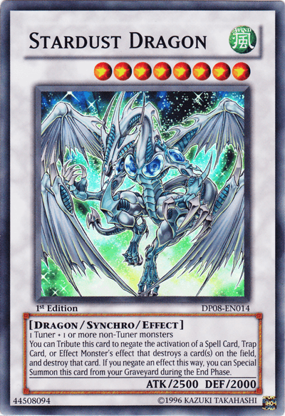 Stardust Dragon [DP08-EN014] Super Rare (ONLINE ORDER ONLY)