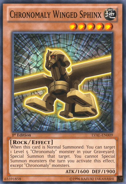 Chronomaly Winged Sphinx [LVAL-EN009] Common (ONLINE ORDER ONLY)