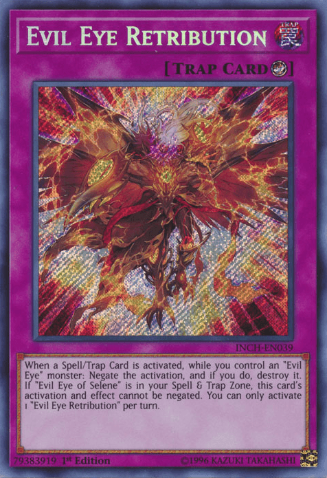 Evil Eye Retribution [INCH-EN039] Secret Rare (ONLINE ORDER ONLY)