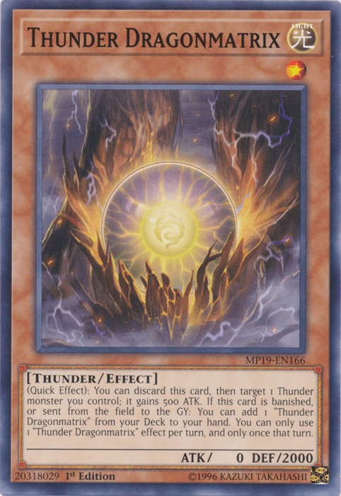 Thunder Dragonmatrix [MP19-EN166] Common (ONLINE ORDER ONLY)