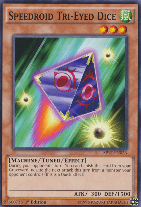 Speedroid Tri-Eyed Dice [SP17-EN023] Common (ONLINE ORDER ONLY)