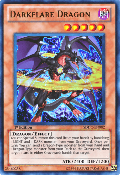 Darkflare Dragon [SDDC-EN002] Ultra Rare (ONLINE ORDER ONLY)