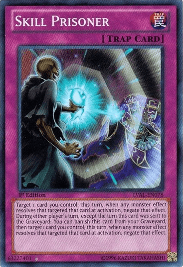 Skill Prisoner [LVAL-EN078] Super Rare (ONLINE ORDER ONLY)