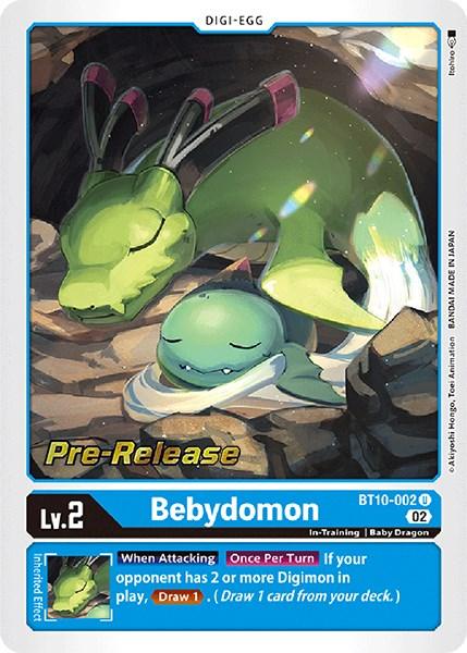 Bebydomon [BT10-002] [Xros Encounter Pre-Release Cards] (ONLINE ORDER ONLY)