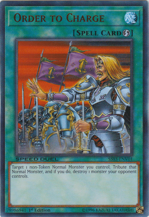 Order to Charge [SS03-ENV01] Ultra Rare (ONLINE ORDER ONLY)