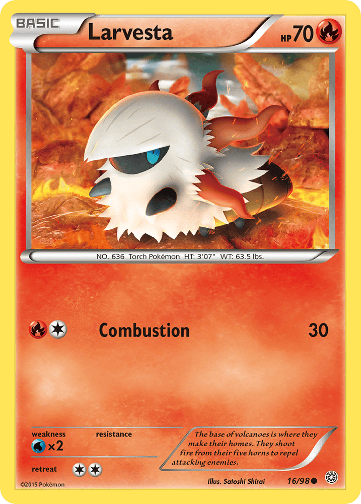 Larvesta (16/98) [XY: Ancient Origins] (Online Only)