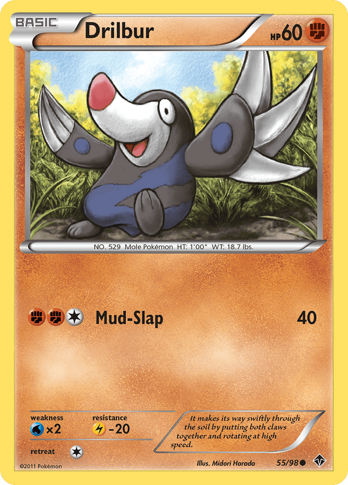 Drilbur (55/98) [Black & White: Emerging Powers] (Online Only)