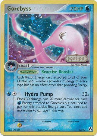 Gorebyss (17/92) (Stamped) [EX: Legend Maker] (Online Only)