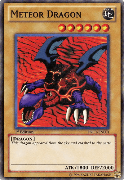 Meteor Dragon [PRC1-EN001] Super Rare (ONLINE ORDER ONLY)
