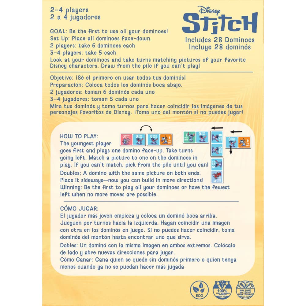 Disney - Stitch Wood Dominoes (ONLINE ORDER ONLY)