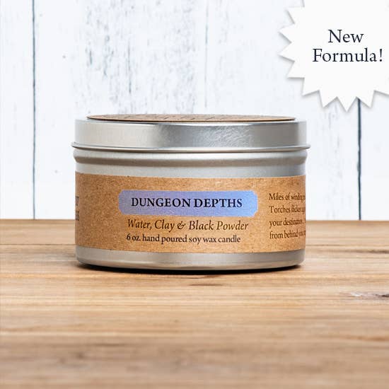 Cantrip Candles (6 oz Candle Tin) (ONLINE ORDER ONLY)