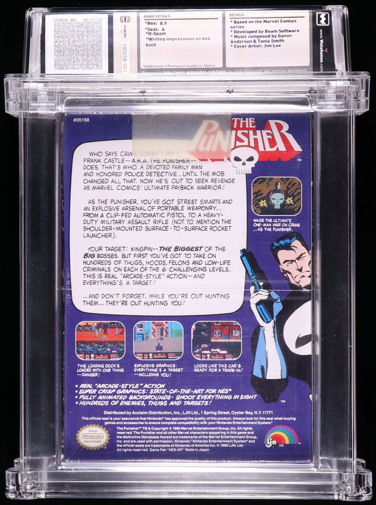 The Punisher [Graded WATA 8.5] (Nintendo NES) (Online Order Only)