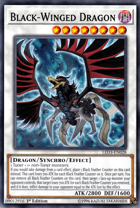 Black-Winged Dragon [LED3-EN028] Common (ONLINE ORDER ONLY)