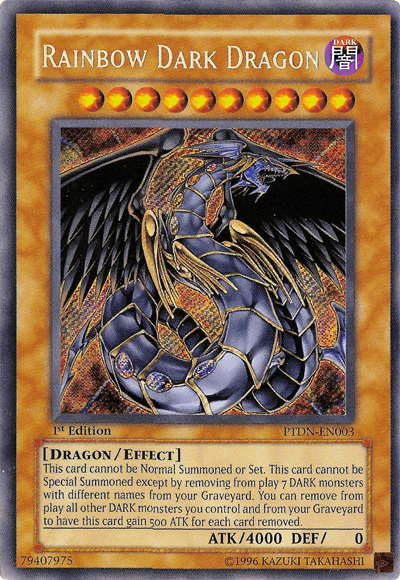 Rainbow Dark Dragon [PTDN-EN003] Secret Rare (ONLINE ORDER ONLY)