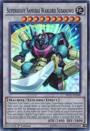 Superheavy Samurai Warlord Susanowo [SECE-EN048] Super Rare (ONLINE ORDER ONLY)