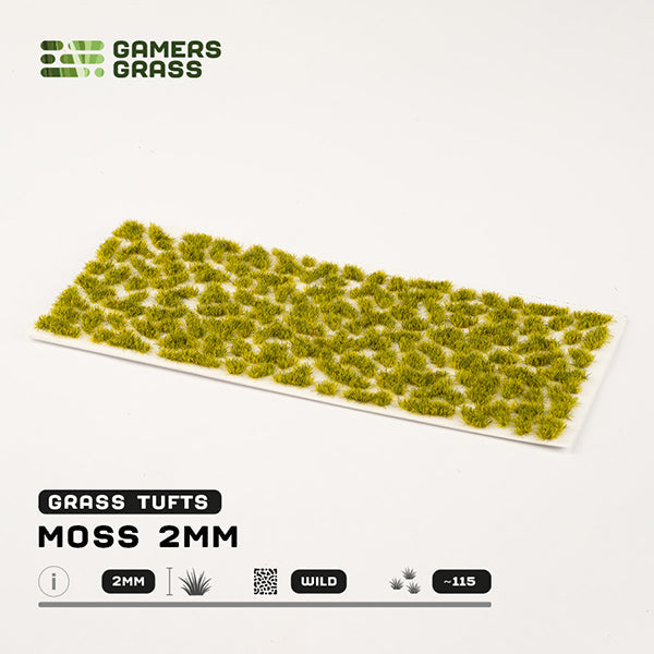 Gamers Grass Tufts: Moss 2mm- Wild (ONLINE ORDER ONLY)