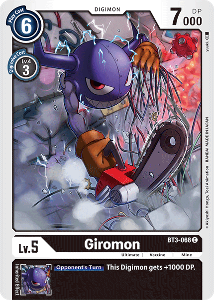 Giromon [BT3-068] [Release Special Booster Ver.1.5] (ONLINE ORDER ONLY)