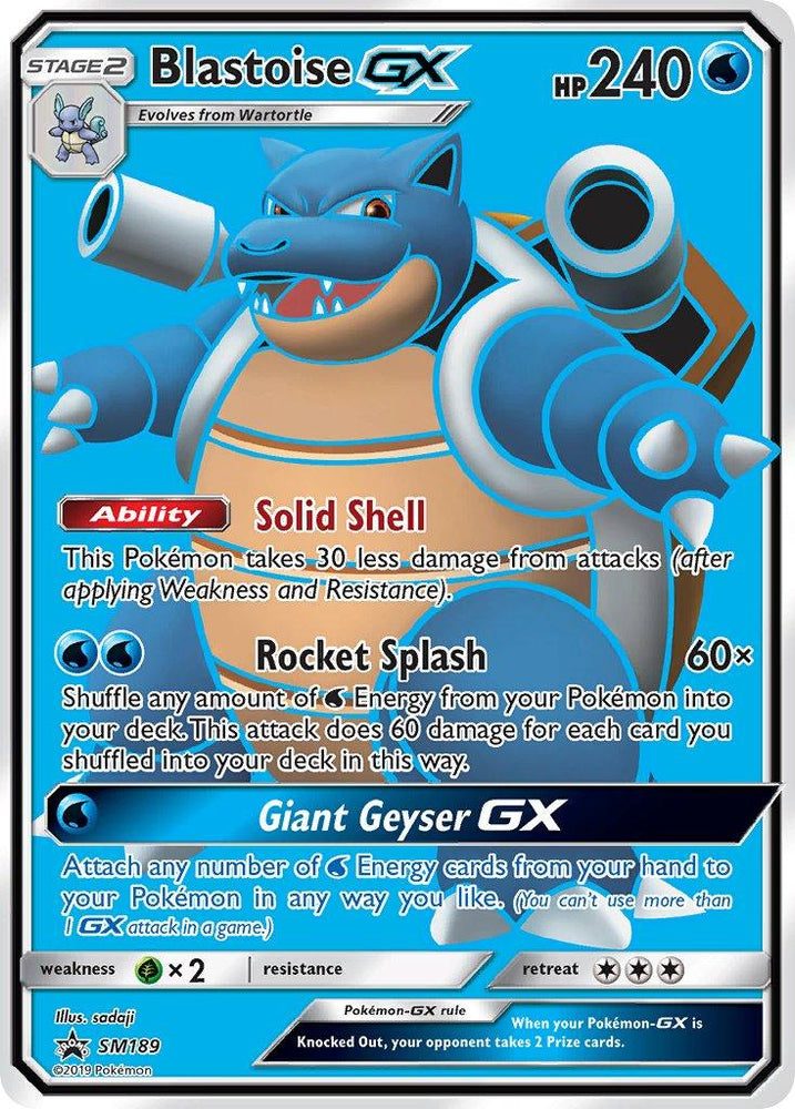 Blastoise GX (SM189) [Sun & Moon: Black Star Promos] (Online Only)