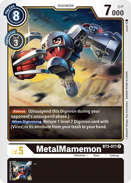 MetalMamemon [BT3-071] [Release Special Booster Ver.1.5] (ONLINE ORDER ONLY)