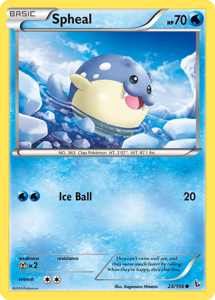 Spheal (24/106) [XY: Flashfire] (Online Only)