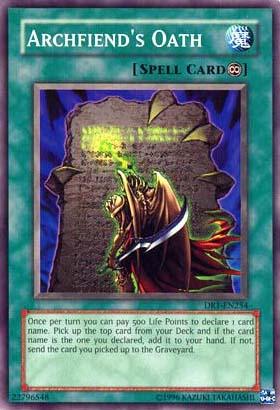 Archfiend's Oath [DR1-EN254] Common (ONLINE ORDER ONLY)