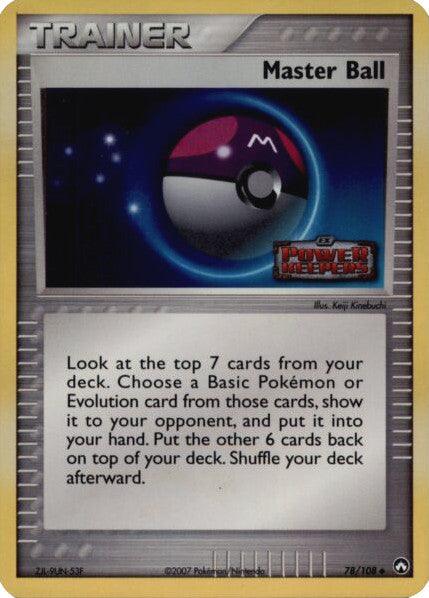 Master Ball (78/108) (Stamped) [EX: Power Keepers] (Online Only)