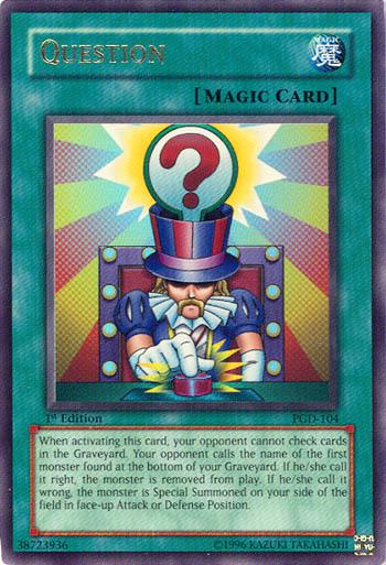 Question [PGD-104] Ultra Rare (ONLINE ORDER ONLY)