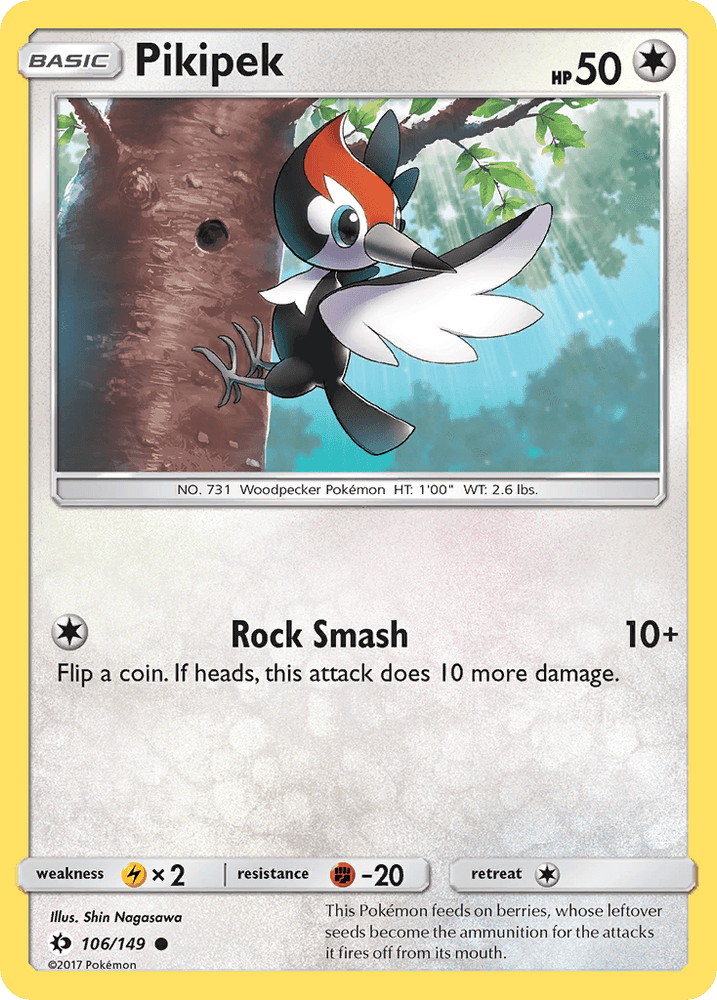 Pikipek (106/149) [Sun & Moon: Base Set] (Online Only)