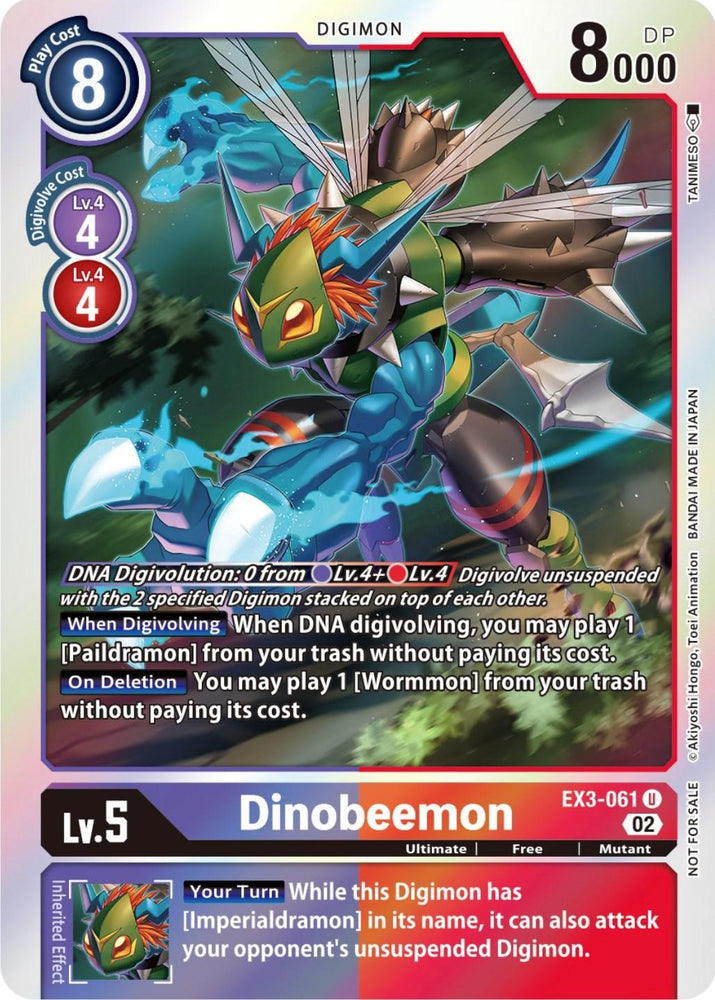 Dinobeemon [EX3-061] (Alternate Art) [Draconic Roar] (ONLINE ORDER ONLY)
