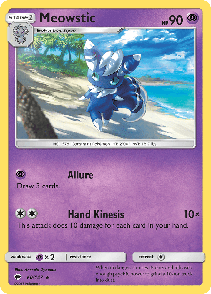 Meowstic (60/147) [Sun & Moon: Burning Shadows] (Online Only)