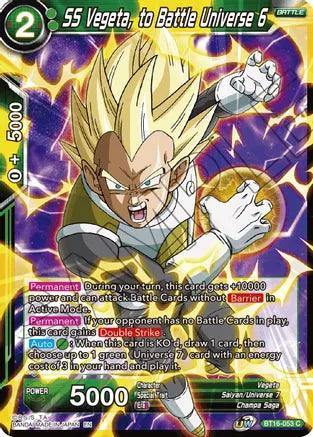 SS Vegeta, to Battle Universe 6 (BT16-053) [Realm of the Gods] (ONLINE ORDER ONLY)