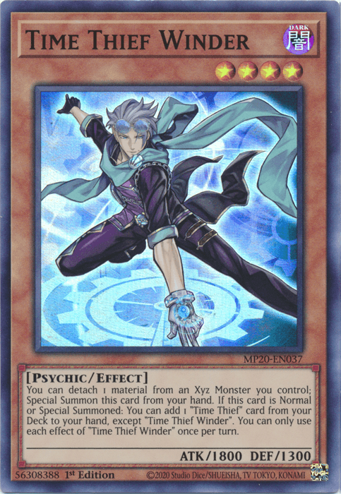 Time Thief Winder [MP20-EN037] Super Rare (ONLINE ORDER ONLY)