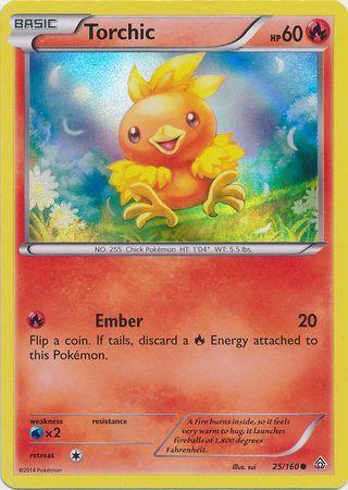 Torchic (25/160) (Sheen Holo) [XY: Primal Clash] (Online Only)