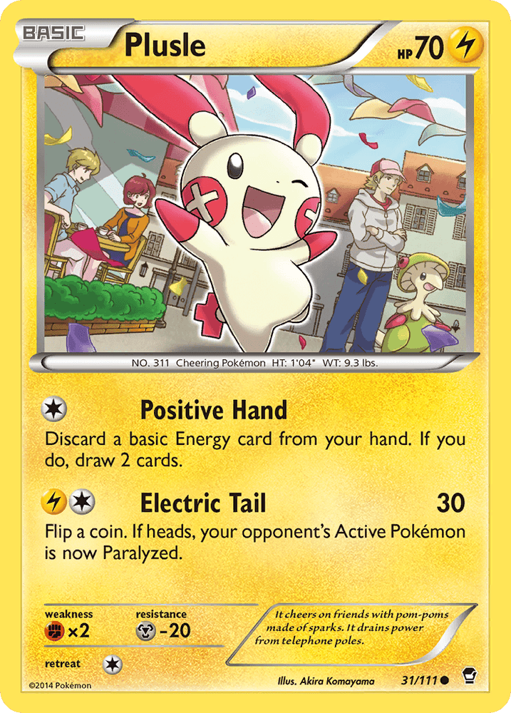 Plusle (31/111) [XY: Furious Fists] (Online Only)
