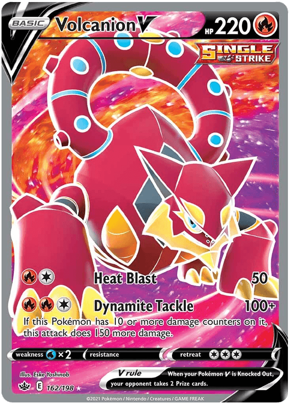 Volcanion V (162/198) [Sword & Shield: Chilling Reign] (Online Only)