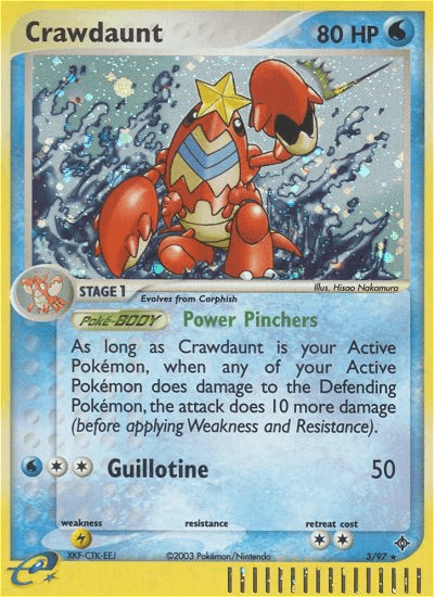 Crawdaunt (3/97) [EX: Dragon] (Online Only)