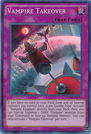 Vampire Takeover [MP14-EN176] Super Rare (ONLINE ORDER ONLY)