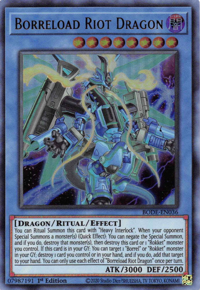 Borreload Riot Dragon [BODE-EN036] Ultra Rare (ONLINE ORDER ONLY)