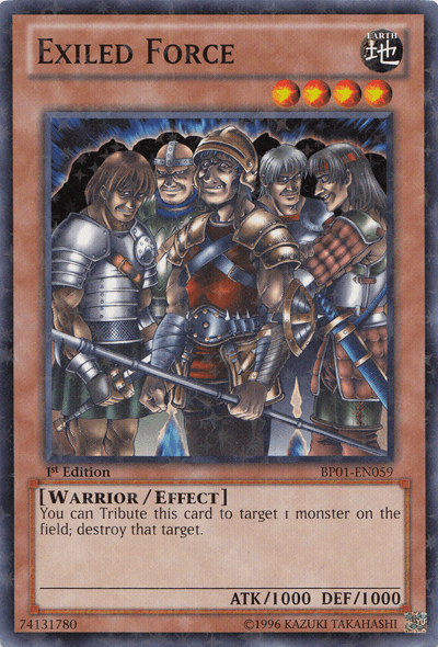 Exiled Force [BP01-EN059] Starfoil Rare (ONLINE ORDER ONLY)