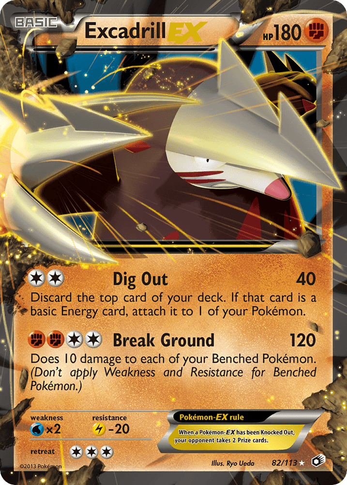 Excadrill EX (82/113) [Black & White: Legendary Treasures] (Online Only)
