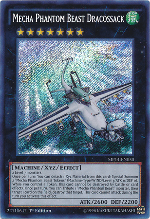 Mecha Phantom Beast Dracossack [MP14-EN030] Secret Rare (ONLINE ORDER ONLY)