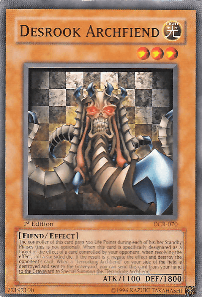 Desrook Archfiend [DCR-070] Common (ONLINE ORDER ONLY)