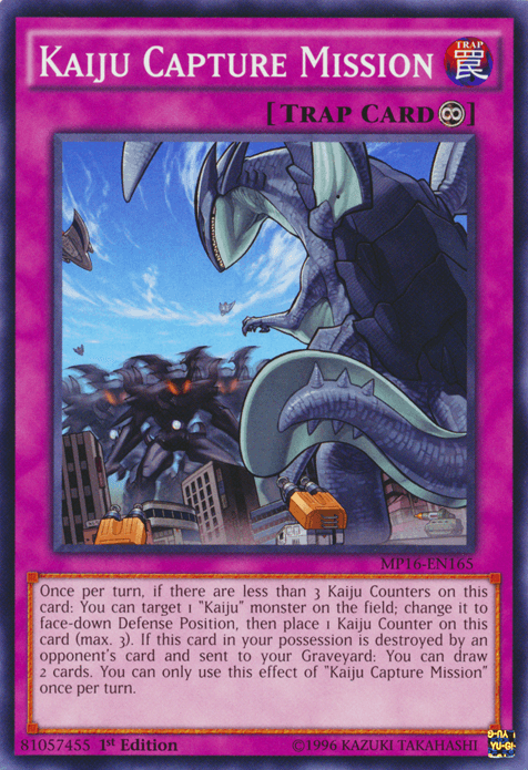 Kaiju Capture Mission [MP16-EN165] Common (ONLINE ORDER ONLY)
